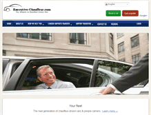 Tablet Screenshot of executive-chauffeur.com